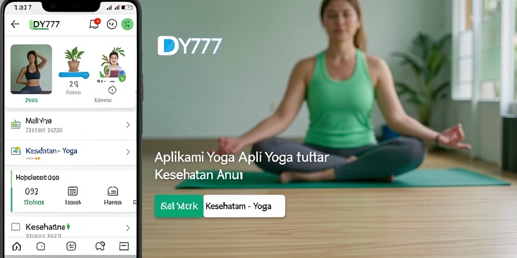 Antarmuka DY777 menampilkan fitur yoga interaktif yang praktis.