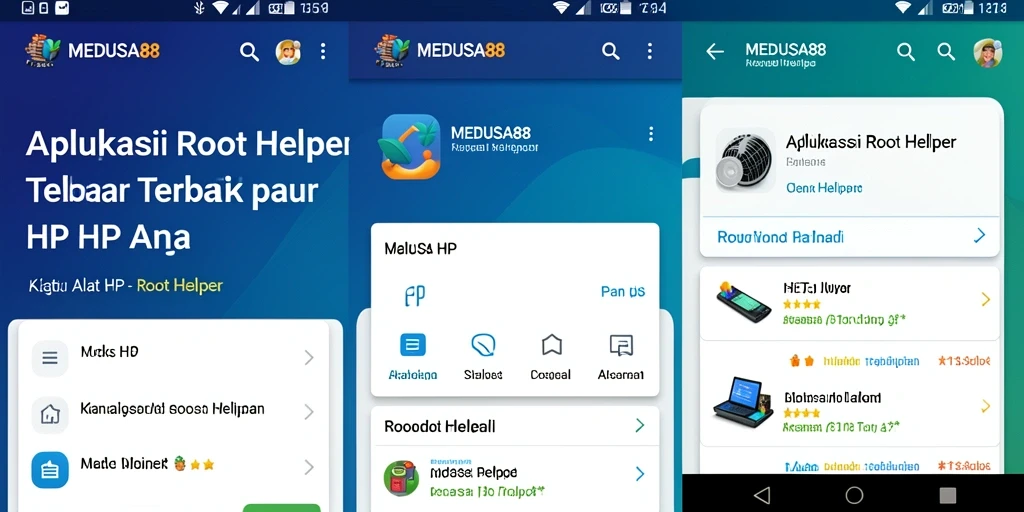 Antarmuka MEDUSA88 yang intuitif dan mudah digunakan.