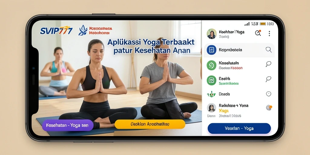 Tampilan antarmuka aplikasi Yoga SVIP777 yang mudah digunakan.